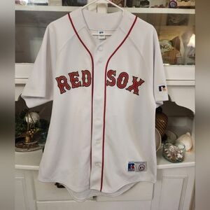 Red Sox Russell Athletic Vintage Baseball Jersey Shirt - Size Large